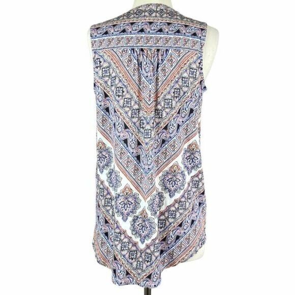 J.Jill Sleeveless Tunic Top With Pockets  Size Small - Picture 5 of 9